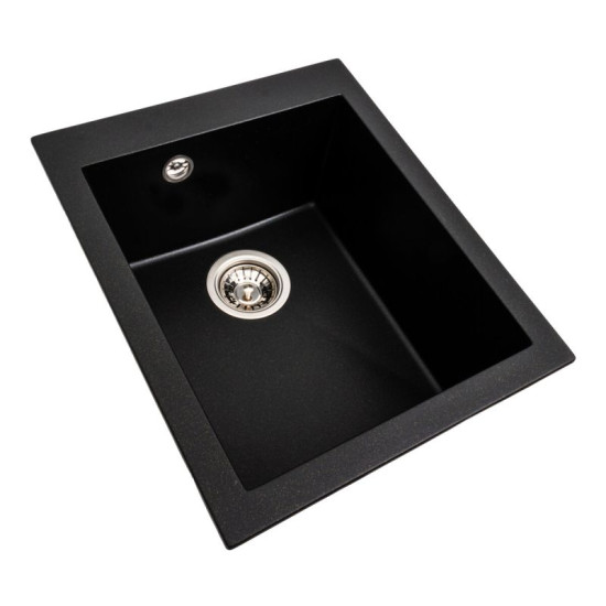 Кухонная мойка Platinum 4150 SOKIL матовая (чорна Gold)