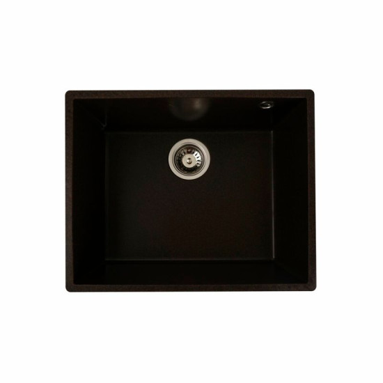 Кухонная мойка Platinum 5444 OASIS матовая Шоколад