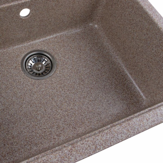 Кухонная мойка Platinum 5751 NIKA глянец Карамель