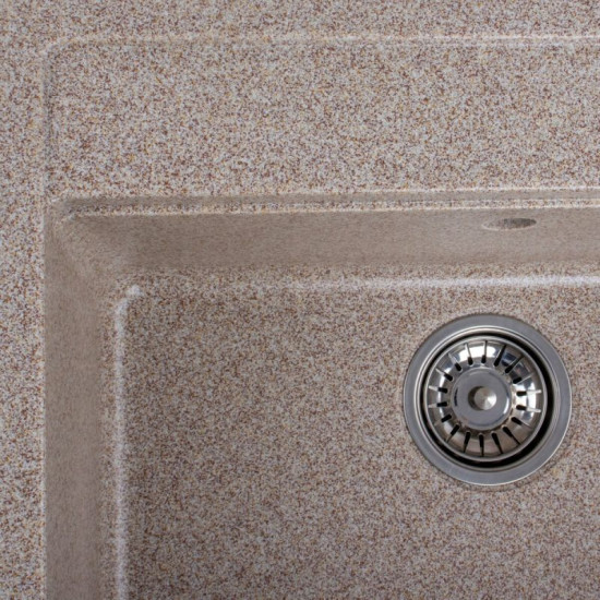 Кухонная мойка Platinum 5751 NIKA глянец Карамель