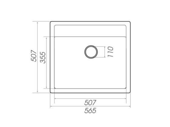 Кухонная мойка Platinum 5751 NIKA глянец Карамель