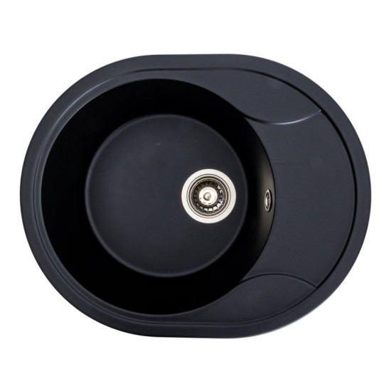 Кухонная мойка Platinum 5847 ONYX матовая Чорная
