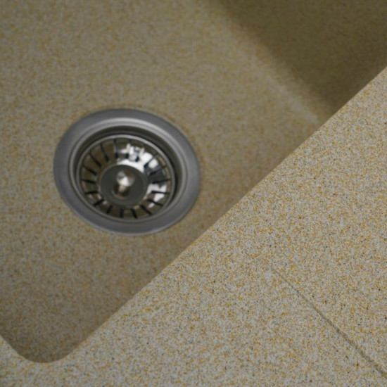 Кухонная мойка Platinum 6243 LIANA матовая Бежевый