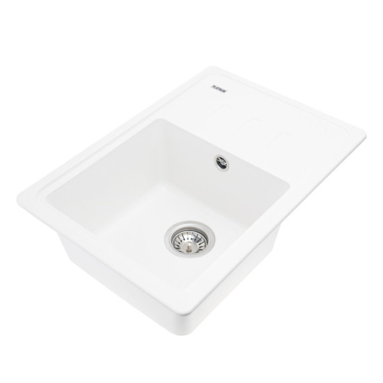 Кухонная мойка Platinum 6243 LIANA матовая Белоснежная