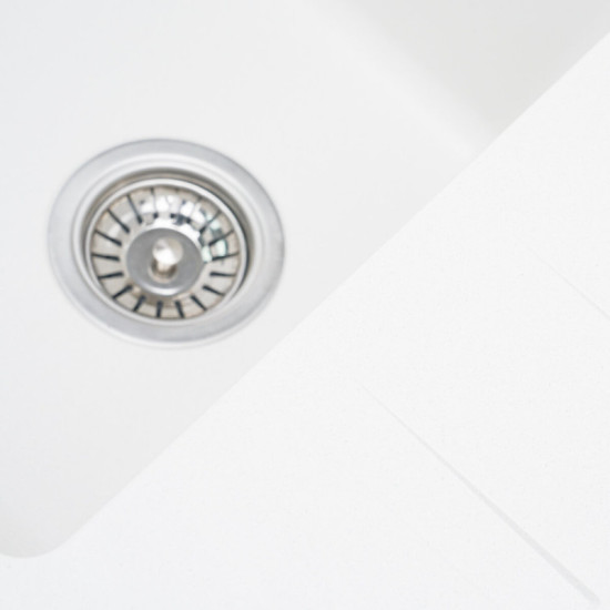 Кухонная мойка Platinum 6243 LIANA матовая Белоснежная