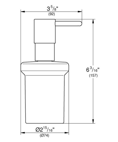 Дозатор для жидкого мыла (без держателя) Grohe Start 41188000