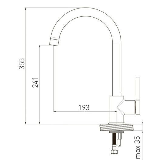 Кухонний змішувач Volle MORA 1537.110101