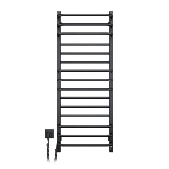 Рушникосушарка Navin Грандис 480x1200 Sensor з таймером лівий чорний муар 12-208153-4812