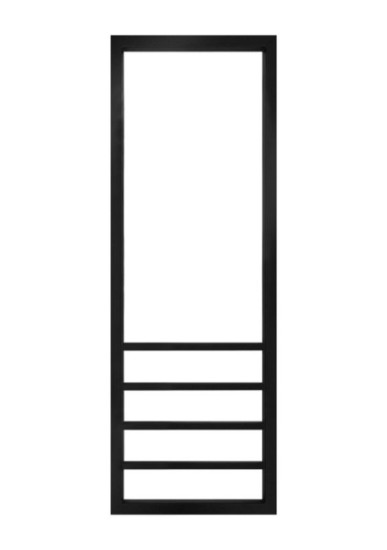 Полотенцесушитель Genesis Aqua Lempira 150x50 черный