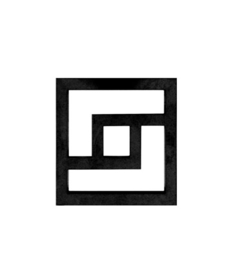 Полотенцесушитель Genesis Aqua Onix 53x53 черный