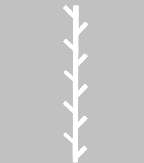 Полотенцесушитель Genesis Aqua Albero long 140x24 белый