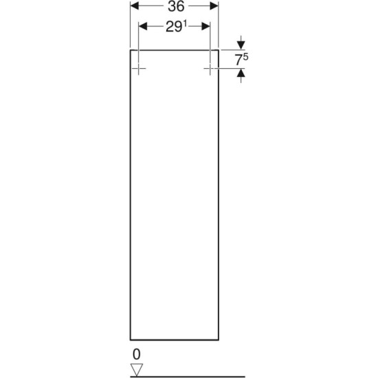 Пенал Geberit Smyle Square 500.361.JR.1