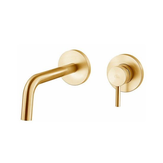 Змішувач для раковини прихованого монтажу Paffoni Light (LIG007HGSP70) матове золото