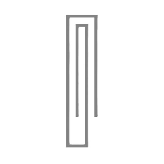 Полотенцесушитель Genesis Aqua Clip 160x50 серый