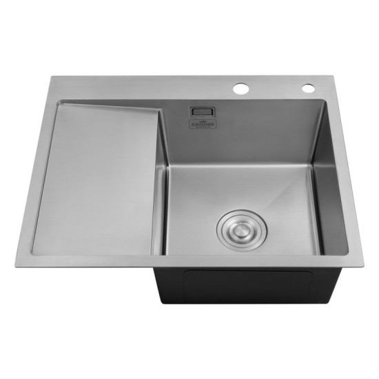 Кухонная мойка Kroner KRP Geburstet - 6350RHM (3,0/1,0 мм) (CV031321)