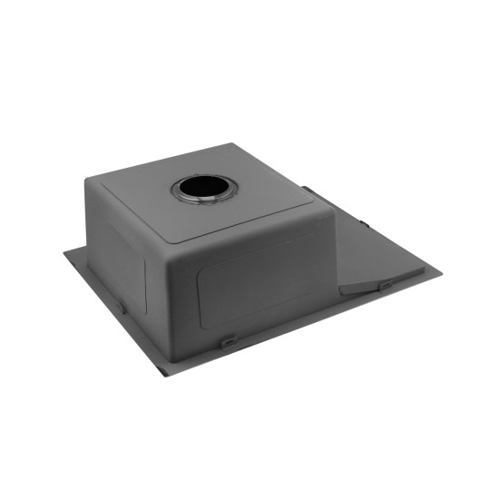 Кухонна мийка Kroner KRP Schwarze - 6350LHM PVD (3,0/1,0 мм) (CV031322)
