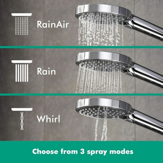 Душевой гарнитур Hansgrohe Raindance Select 120 3Jet EcoSmart White/Chrome (27649400)