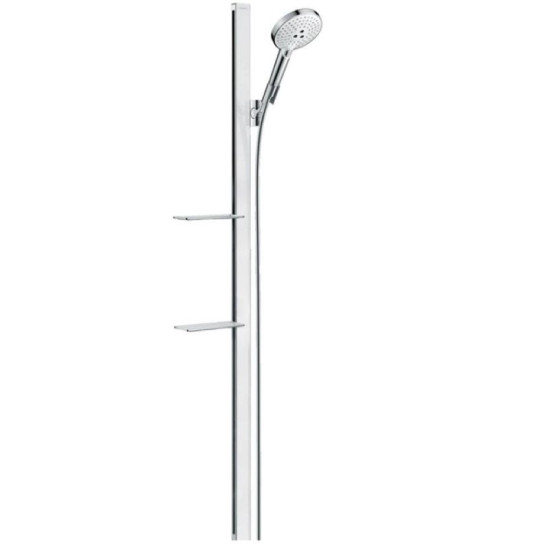 Душовий гарнітур Hansgrohe Raindance Select S 120 3Jet EcoSmart White/Chrome (27647400)