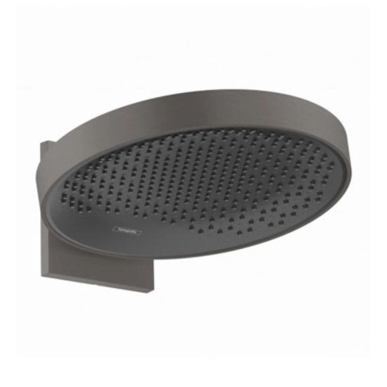 Лійка для верхнього душу Hansgrohe Rainfinity 360 1jet з утримувачем Brushed Black Chrome (26230340)