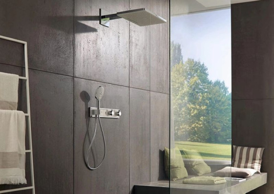 Лейка для верхнего душа Hansgrohe Rainmaker Select 3jet белый/хром (24007400)