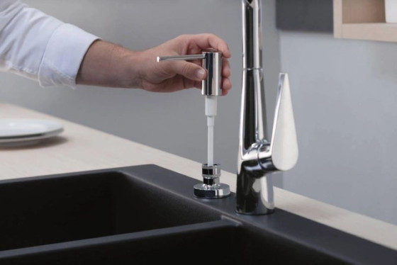 Дозатор для миючого засобу Hansgrohe A51 врізний 500 ml хром (40448000)