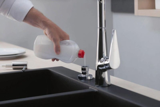 Дозатор для миючого засобу Hansgrohe A51 врізний 500 ml хром (40448000)