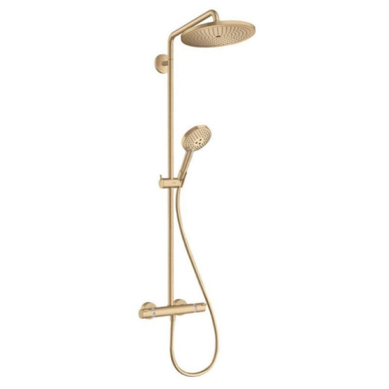 Душова система Hansgrohe Croma Select S 280 1jet Showerpipe матова бронза (26890140)