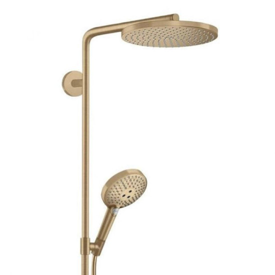 Душова система Hansgrohe Raindance S 240 Showerpipe PowderRain 1jet матова бронза (27633140)