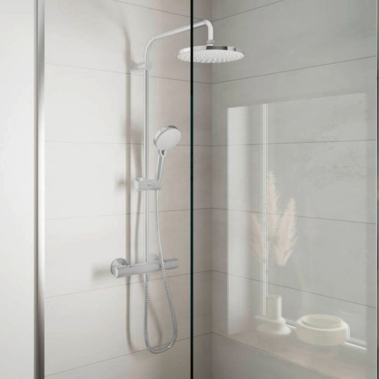 Душевая система Hansgrohe Vernis Blend Showerpipe 200 1jet EcoSmart для ванны хром (26089000)