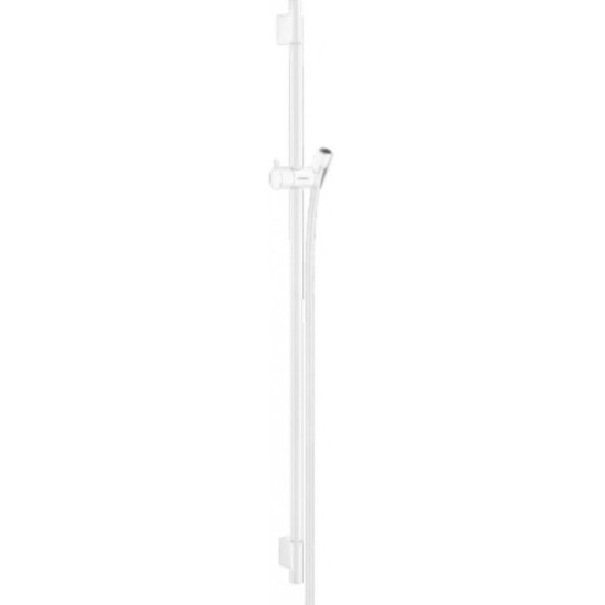 Душевая штанга Hansgrohe Unica S Pura 90 см со шлангом 160 см белый матовый (28631700)