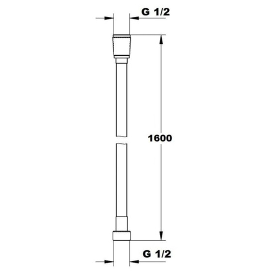 Душовий шланг Hansgrohe Isiflex B (28286000)