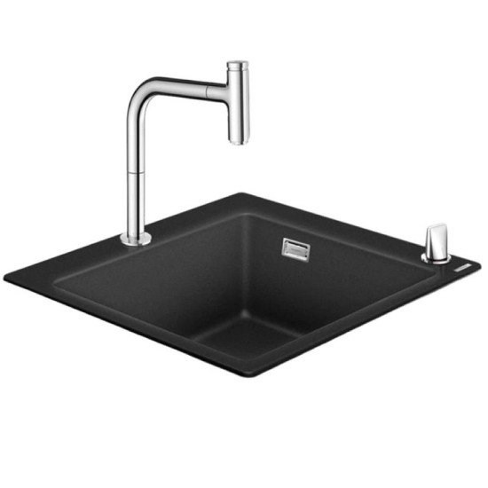 Кухонная мойка Hansgrohe COMBI C51-F450-06 Сombi 560x510 Select со смесителем (43217000)