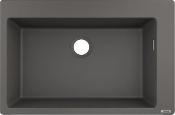 Кухонная мойка Hansgrohe S51 S510-F660 Built-in sink 770х510 stonegrey (43313290)