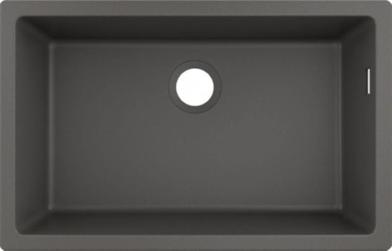 Кухонная мойка Hansgrohe S510-U660 под столешницу 710х450 Stonegrey (43432290)