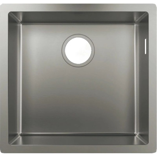 Кухонная мойка Hansgrohe S71 S719-U400  под столешницу 450х450 stainless steel (43425800)