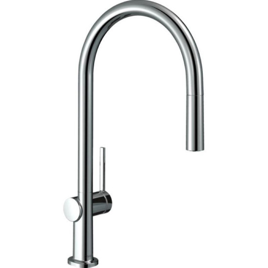 Кухонный смеситель с выдвижным изливом Hansgrohe Talis 210 1jet Sbox хром (72803000)