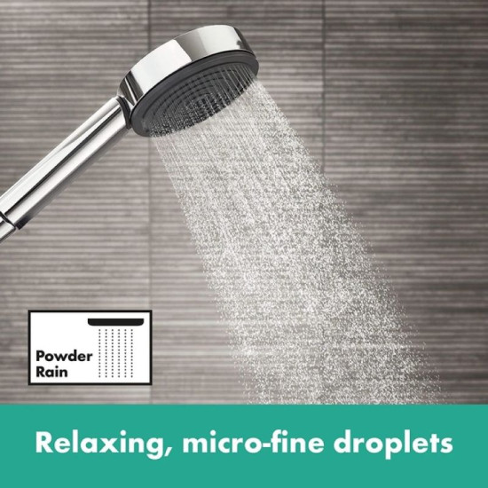 Лейка для ручного душа Hansgrohe Pulsify 105 1jet Green/EcoSmart хром (24121000)