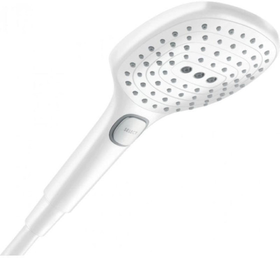 Лійка для ручного душу Hansgrohe Raindance Select E 120 3jet білий матовий (26520700)