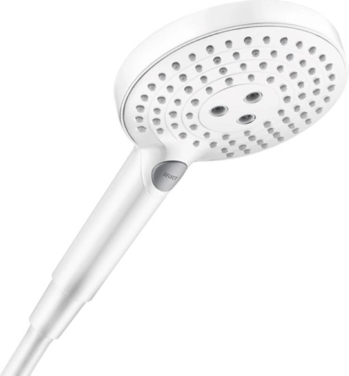 Лейка для ручного душа Hansgrohe Raindance Select S 120 3jet EcoSmart 9L белый матовый (26531700)