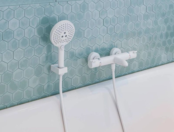 Лейка для ручного душа Hansgrohe Raindance Select S 120 3jet EcoSmart 9L белый матовый (26531700)