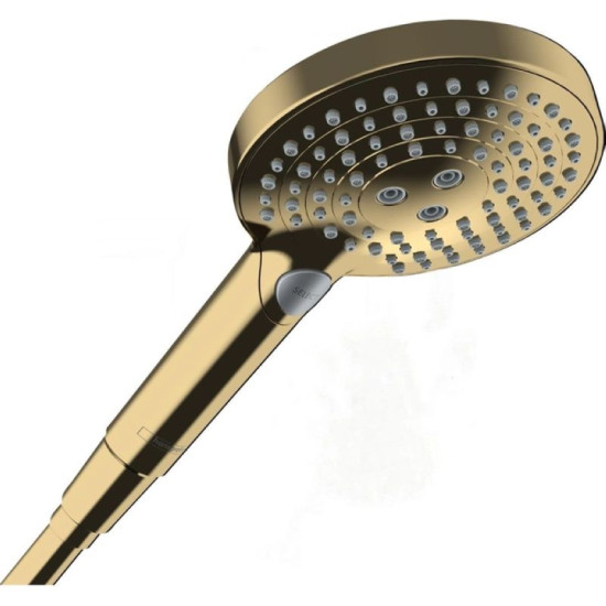 Лейка для ручного душа Hansgrohe Raindance Select S PowderRain 120 3jet P полированное золото оптик (26014990)