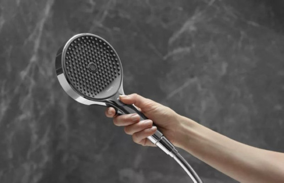 Лейка для ручного душа Hansgrohe Rainfinity 130 3jet Black (26864340)