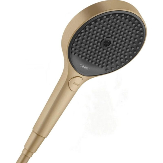 Лейка для ручного душа Hansgrohe Rainfinity 130 3jet EcoSmart матоая бронза (26865140)