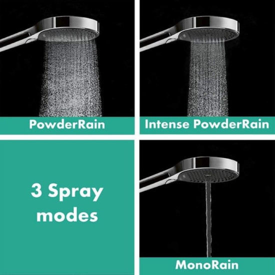 Лійка для ручного душу Hansgrohe Rainfinity 130 3jet EcoSmart (26865000)