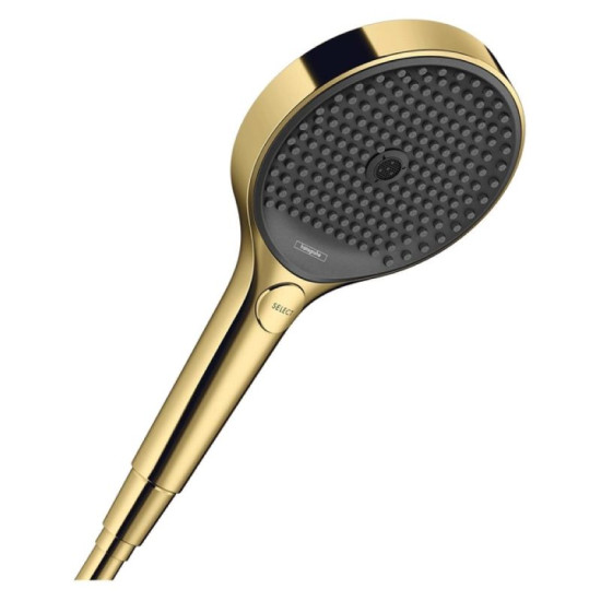 Лійка для ручного душу Hansgrohe Rainfinity 130 3jet EcoSmart поліроанне золото оптик (26865990)