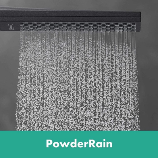 Лейка для ручного душа Hansgrohe Rainfinity 1jet EcoSmart черный матовый (26867340)