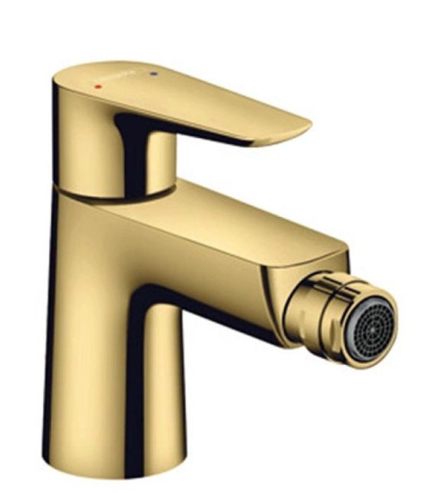 Змішувач для біде Hansgrohe Talis E з донним клапаном золото (71720990)