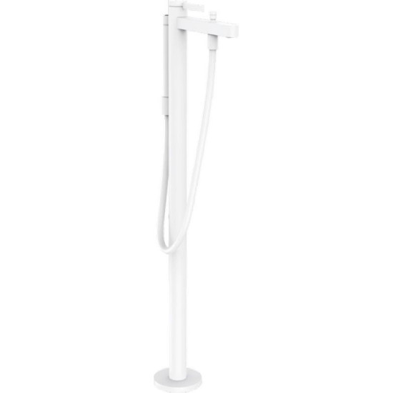 Смеситель напольный для ванны Hansgrohe Finoris белый матовый (76445700)