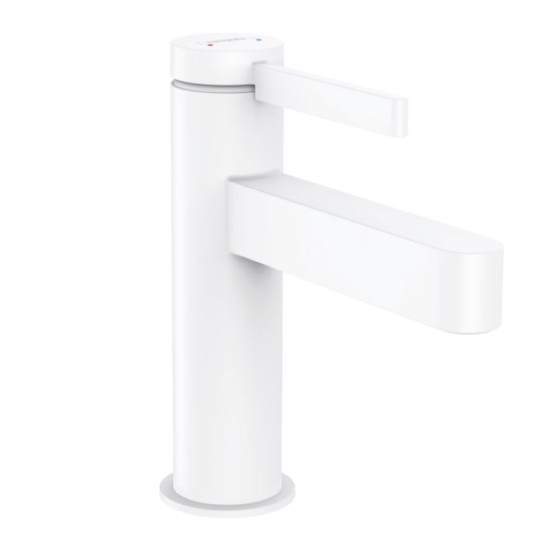 Змішувач для раковини Hansgrohe Finoris 100 білий матовий (76010700)
