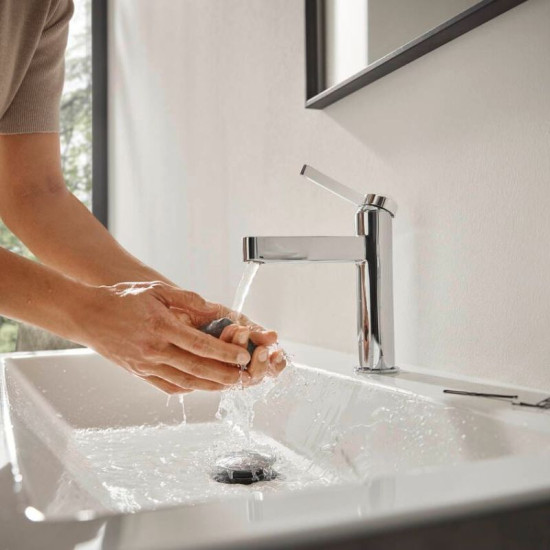 Змішувач для раковини Hansgrohe Finoris 100 білий матовий (76010700)